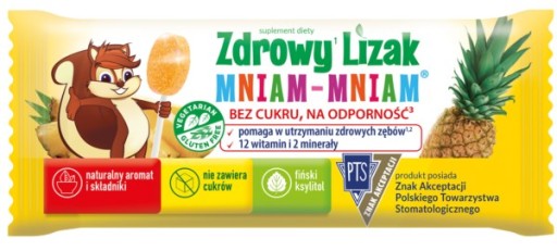 Starpharma Zdrowy Lizak Mniam Mniam 6G Ananas