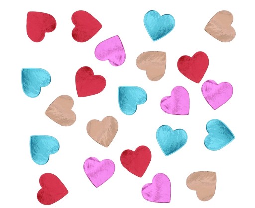 Konfetti Papierowe Serca Love Walentynki 150 szt.