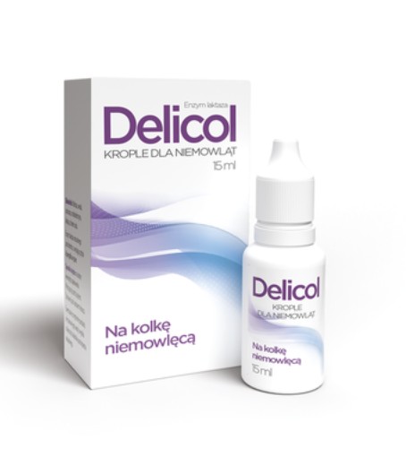 DELICOL KROPLE na kolkę niemowlęcą 15ml