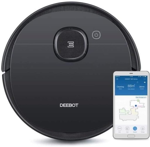 ROBOT SPRZĄTAJĄCY ECOVACS DEEBOT OZMO 950 CZARNY ODKURZACZ MOPUJĄCY