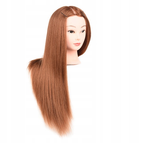 Beauty with a curly wig model