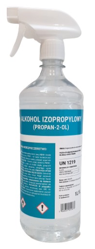 ALKOHOL IZOPROPYLOWY IZOPROPANOL IPA 100% PLUS 1L