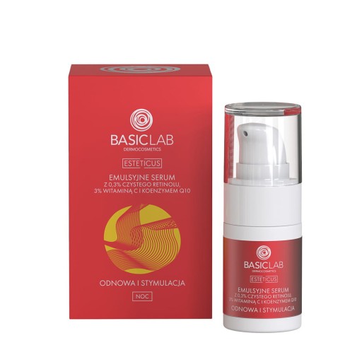BasicLab Esteticus 15 ml emulsyjne serum do twarzy