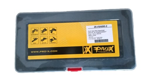 PROX PŁYTKI ZAWOROWE ZESTAW PŁYTEK ZAWOROWYCH 8,90MM OD 1,72 DO 2,60