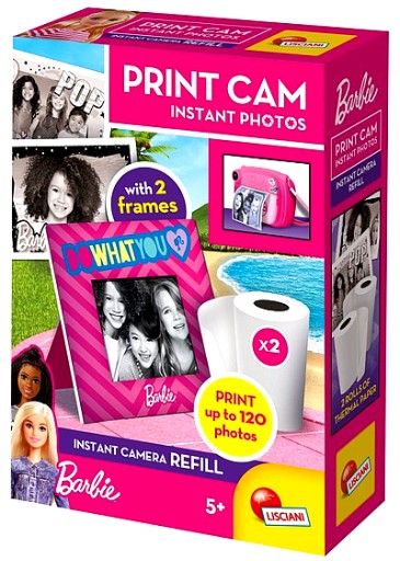 BARBIE PRINT CAM 2 ROLKI DO ZDJĘĆ