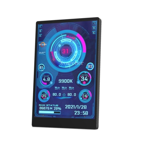 3.5 Cal IPS USB Mini ekran AIDA64 PC CPU RAM HDD M