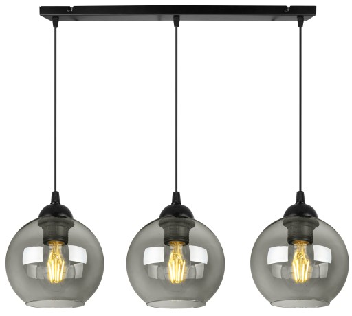 LAMPA WISZĄCA NOWOCZESNA ELEGANCKA SZKLANA KULA