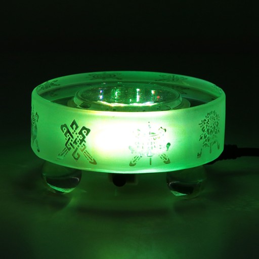 Piękny wzór Mini Crystal LED Light Base Budda