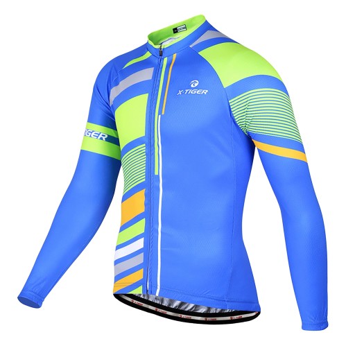 Bluza Do Jazdy Na Rowerze Z Odblaskami Męska Rozpinana Wiosenna Ciepła XL