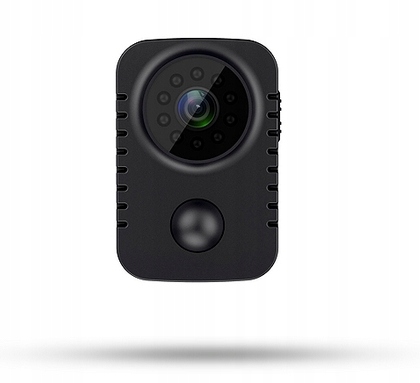 KAMERA NASOBNA OSOBISTA KLIPS MONITORING OCHRONA POLICJA 1200maH