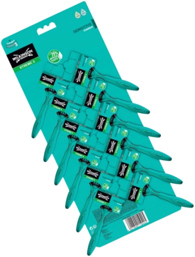 WILKINSON GOLARKA XTREME3 SENSITIVE 12 sztuk PLANSZA