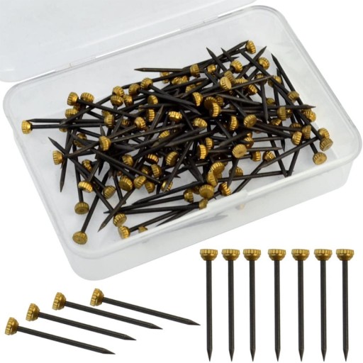 517A mosiężna głowica wiszące szpilki Nails zestaw