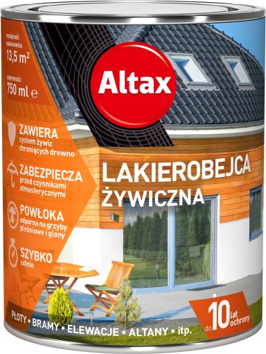 ALTAX Lakierobejca Żywiczna 0,75L DĄB