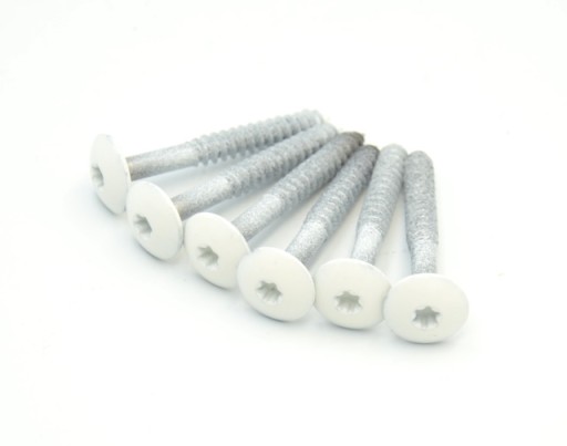 Wkręty fasadowe 4.8x38 Olver RAL 9010 100 szt