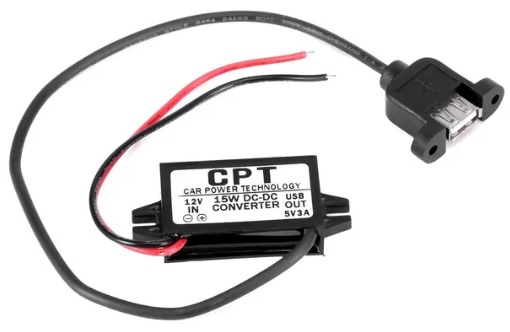 Przetwornica ładowarka 12V na 5V 3A USB