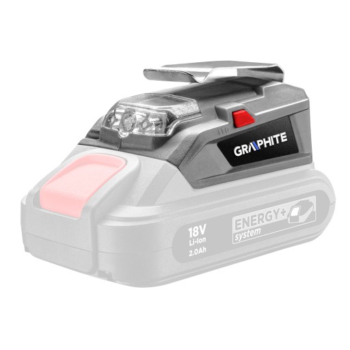 Adapter USB - latarka LED Energy+ GRAPHITE 58G025