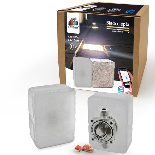 Świecąca Kostka Brukowa LedBruk Akropol 14x10 BC