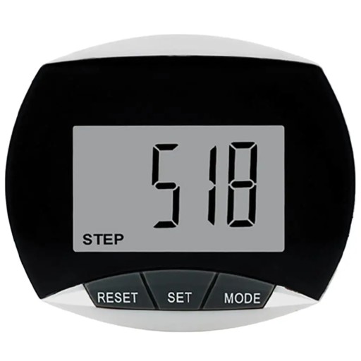 LCD Pedometer Step Counter Meter with Belt Clip Sports Fitness Walking Runn