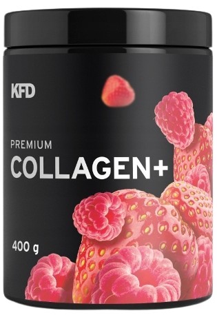 KFD PREMIUM COLLAGEN+ kolagen MSM kwas hialuronowy STAWY truskawka 400 g