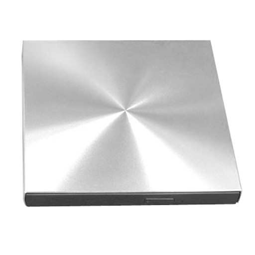 Zewnętrzna nagrywarka DVD/CD USB 3.0, srebrna