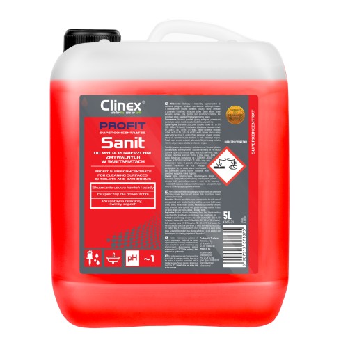Clinex PROFIT SANIT 5L koncentrat Do sanitariatów