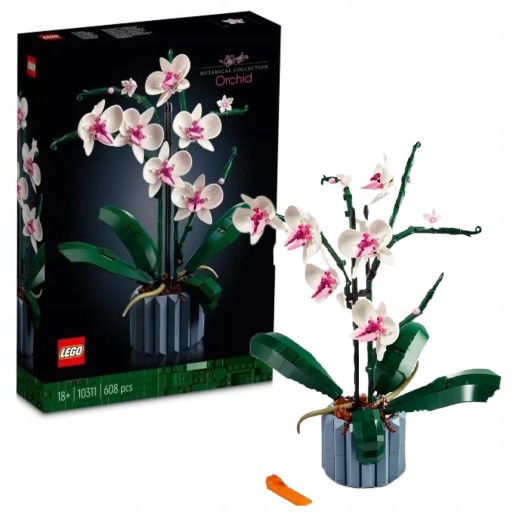 LEGO ORCHIDEA STORCZYK CREATOR OZDOBA KWIATEK STORCZYK PREZENT DLA NIEJ