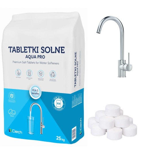SÓL TABLETKOWA DO ZMIĘKCZACZA CIECH 25KG TABLETKI