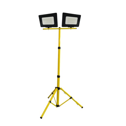 LAMPA NAŚWIETLACZ HALOGEN LED NA STATYWIE 2x 50W