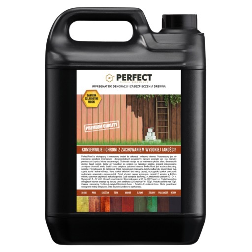 Impregnat do drewna barwiący PERFECT WOOD 1 L - 12 m2