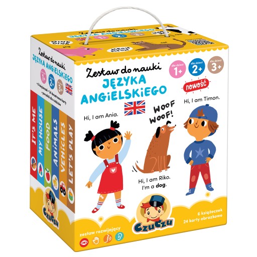 CzuCzu. Zestaw do nauki języka angielskiego dla dzieci 1, 2, 3