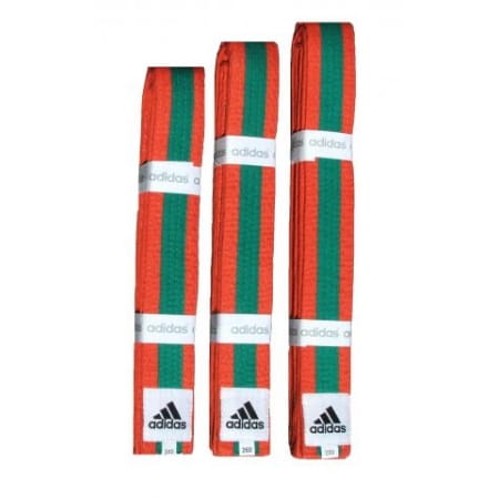PAS Adidas pomarańczowo zielony JUDO 280 cm