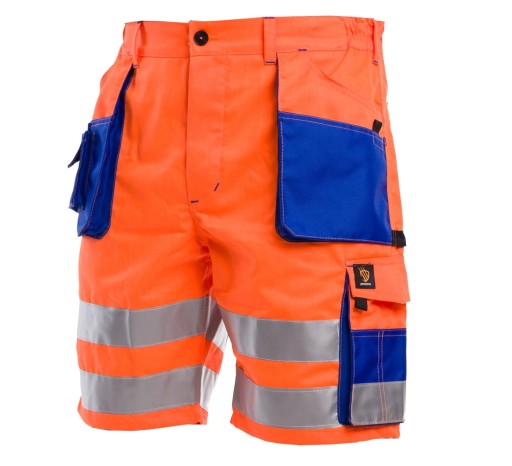Spodnie Robocze PROMAN HV 260 Wzmocnione Ostrzegawcze 10 Kieszeni P, 50