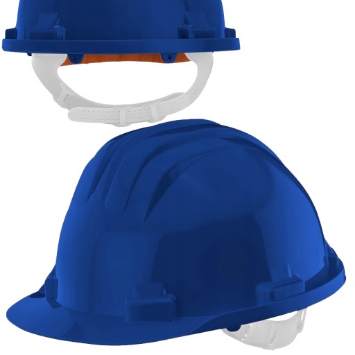 KASK OCHRONNY BUDOWLANY ROBOCZY NIEBIESKI ATEST