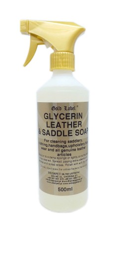 Spray mydło glicerynowe do siodeł butów GOLD LABEL