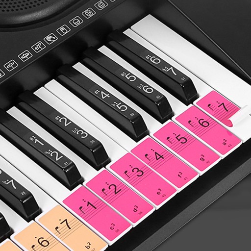 Piano Keyboard Keys Stickers for Beginners for