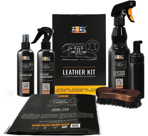 ADBL Leather Kit profesjonalny zestaw do czyszczenia skóry