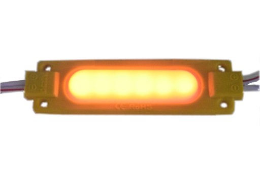 Moduł LED 12V 1,6 W wodoodporny IP65 ŻÓŁTY 2835