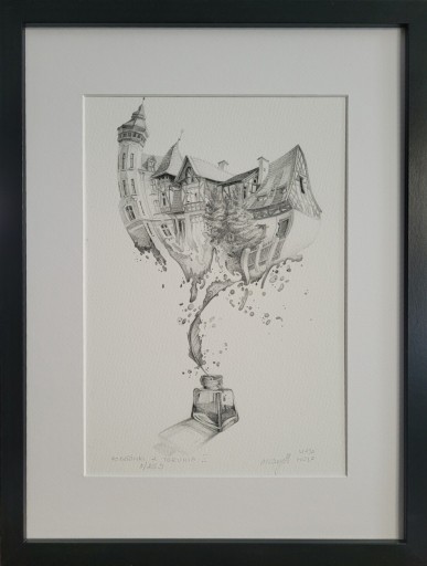 Wolf, Surrealistyczne pocztówki z Torunia print