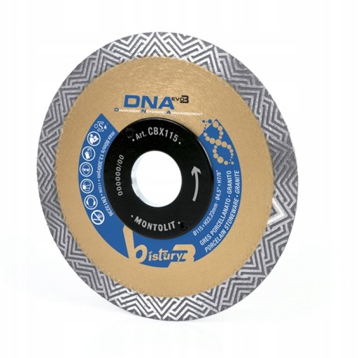MONTOLIT TARCZA DIAMENTOWA DNA CBX 115mm