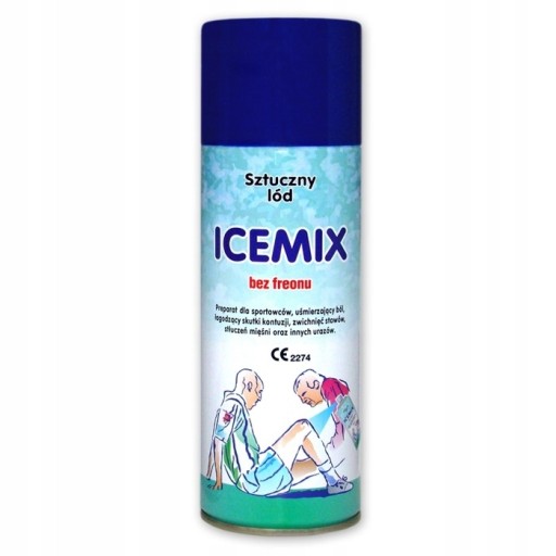 ICE-MIX SPRAY CHŁODZĄCY - ZAMRAŻACZ 200 ml lód