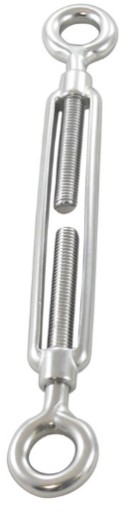 ŚRUBA RZYMSKA NAPINAJĄCA OKO-OKO INOX A4 M6
