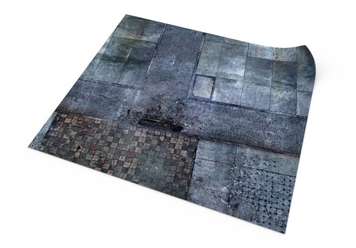 Adeptus Titanicus - Powojenny Plac 122x122 cm