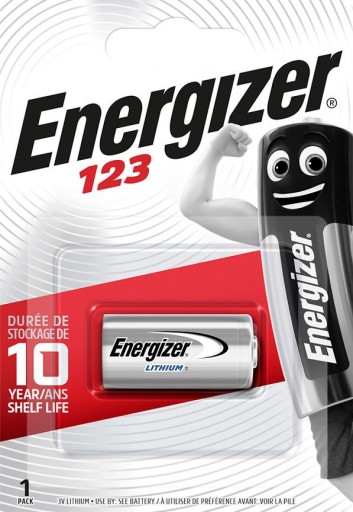 CR123A BATERIA ENERGIZER PHOTO 123 LITOWA CR123A