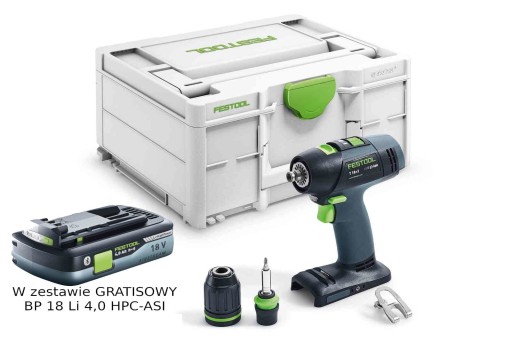 Akumulatorowa wkrętarka T 18+3 Basic-Promo-4,0