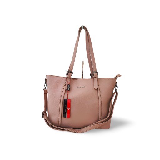 Pierre Cardin torba shopper pudrowa