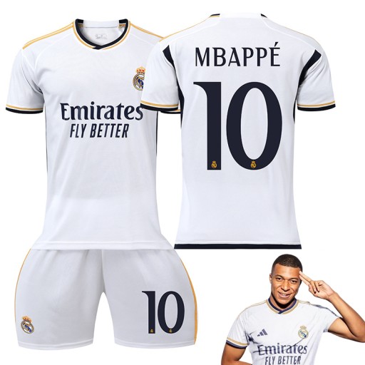 DRES STRÓJ PIŁKARSKI MBAPPE REAL MADRYT KOSZU