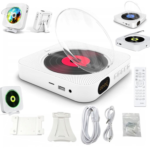 PRZENOŚNY ODTWARZACZ CD MP3 BLUETOOTH 5.1 PILOT