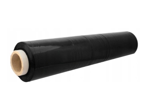 Folia stretch 2,15 kg netto 3,00 KG BRUTTO 50 cm czarny