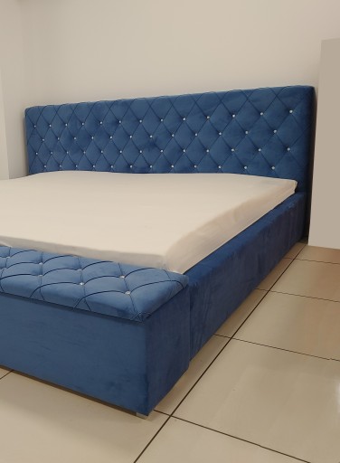 Łóżko Barbara 180x200 Glamour KUFER skrzynia LUX