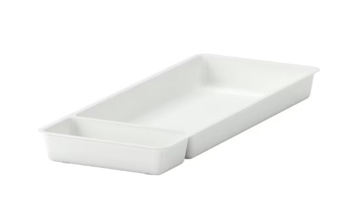 IKEA STODJA - wkład do szuflady biały 20x50 cm